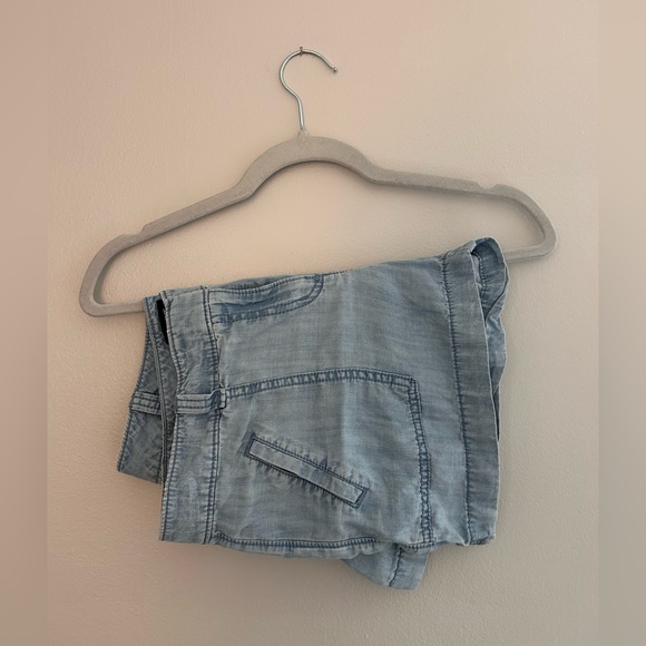 Soft Jean Mini Shorts - Picture 1 of 4